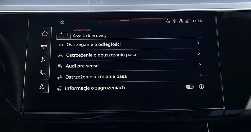 Audi e-tron cena 279900 przebieg: 11819, rok produkcji 2021 z Darłowo małe 742